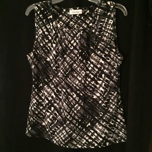 NWOT Calvin Klein Patterned Blouse
